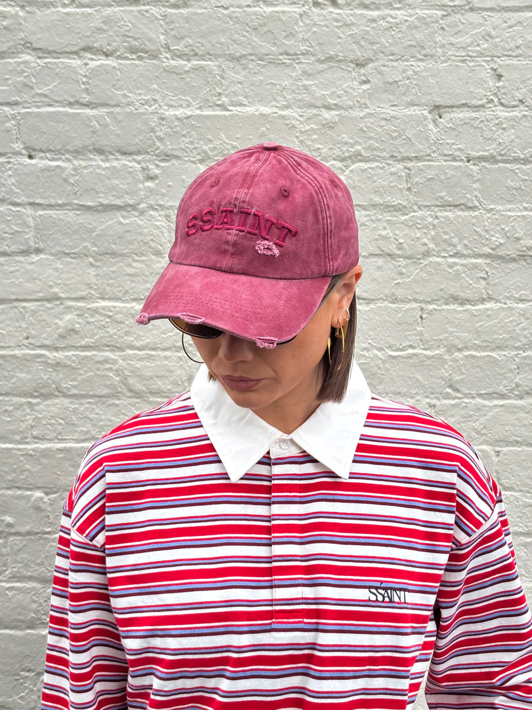 SSAINT - Logo Cap - Cherry
