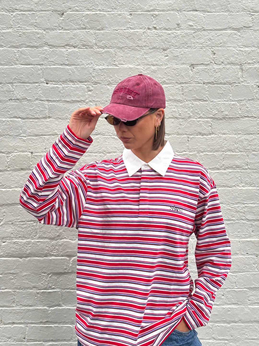 SSAINT - Logo Cap - Cherry