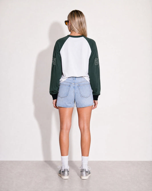 RAEF - Lou Oversized Raglan - White