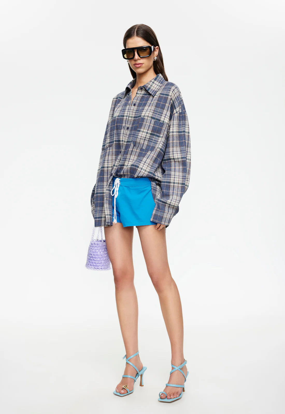 Lioness - Clarity Shirt - Ash Plaid