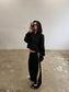 SSAINT - Cropped Hoodie - Black & Butter
