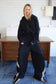 SSAINT - Barrel Trackpants - Black & Butter