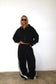 SSAINT - Barrel Trackpants - Black & Butter