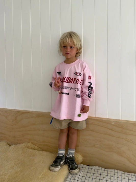 SSAINT - Kids/Youth Signature Moto Tee - Pink