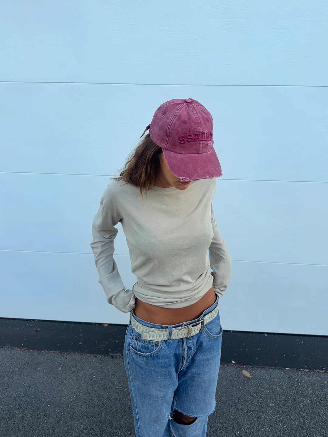 SSAINT - Logo Cap - Cherry