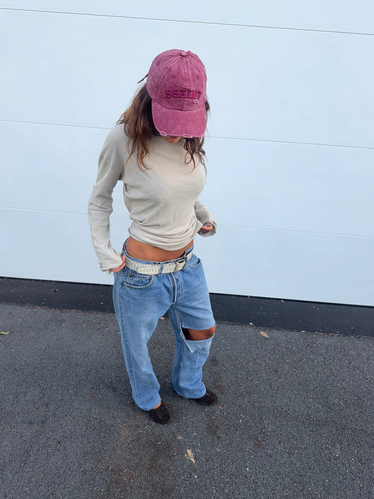 SSAINT - Logo Cap - Cherry