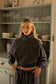 SSAINT - Acid Wash Crop Jacket - Charcoal