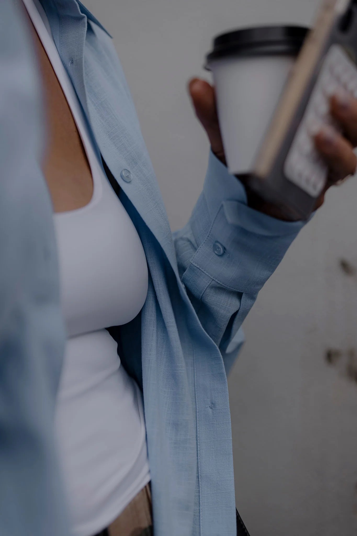 RAEF the label - Lala Shirt - Cornflower