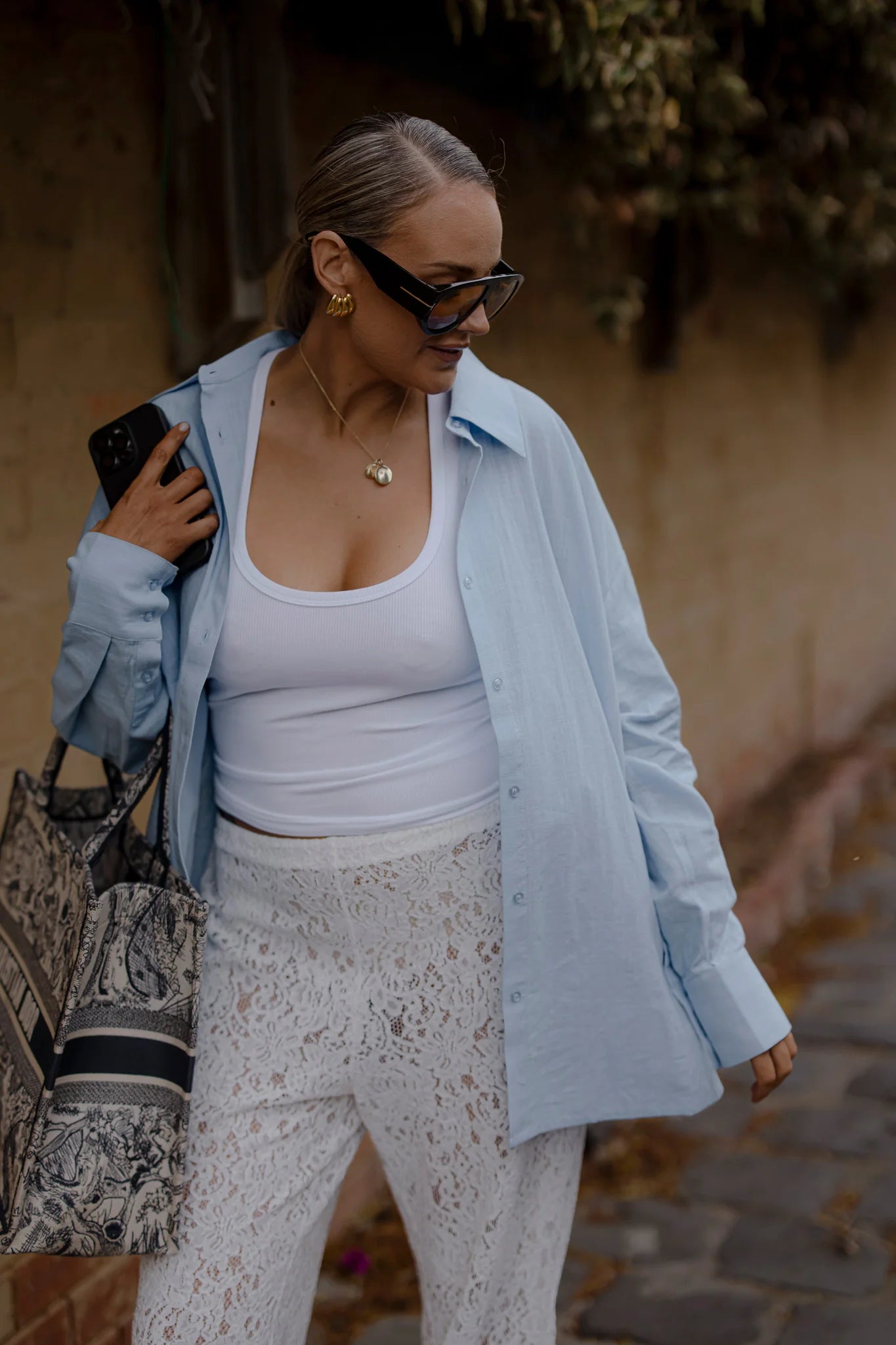 RAEF the label - Lala Shirt - Cornflower