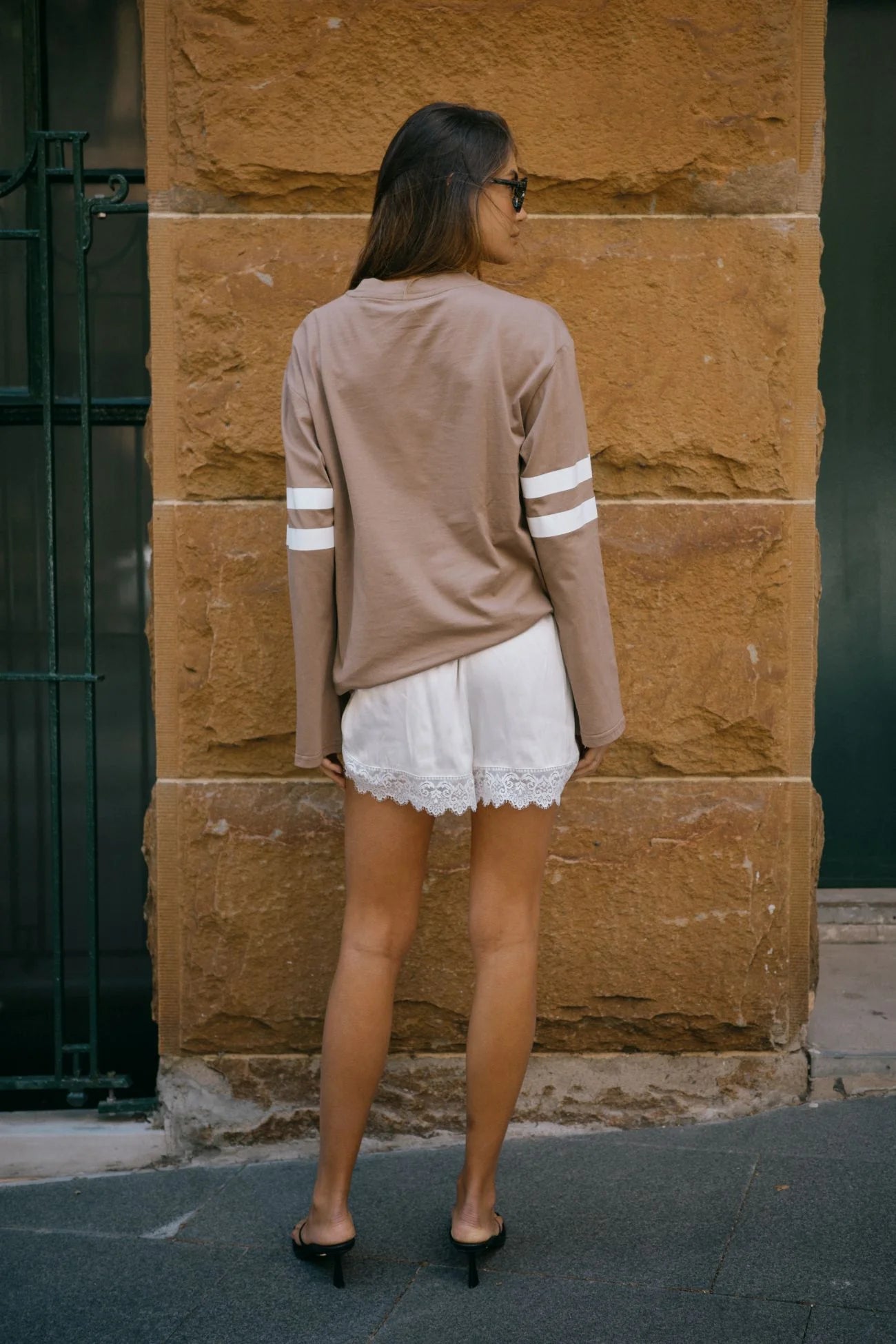 RAEF - Lola Lace Short - White