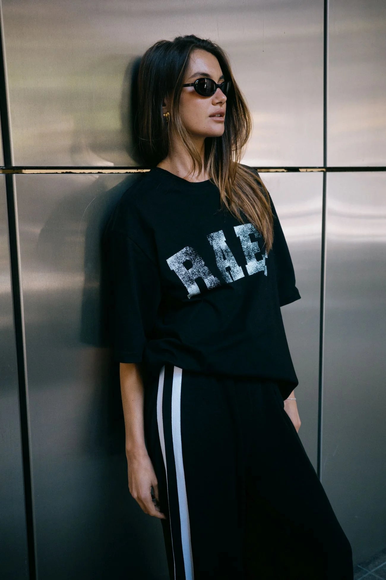 RAEF - Ella Boyfriend Tee - Vintage Black