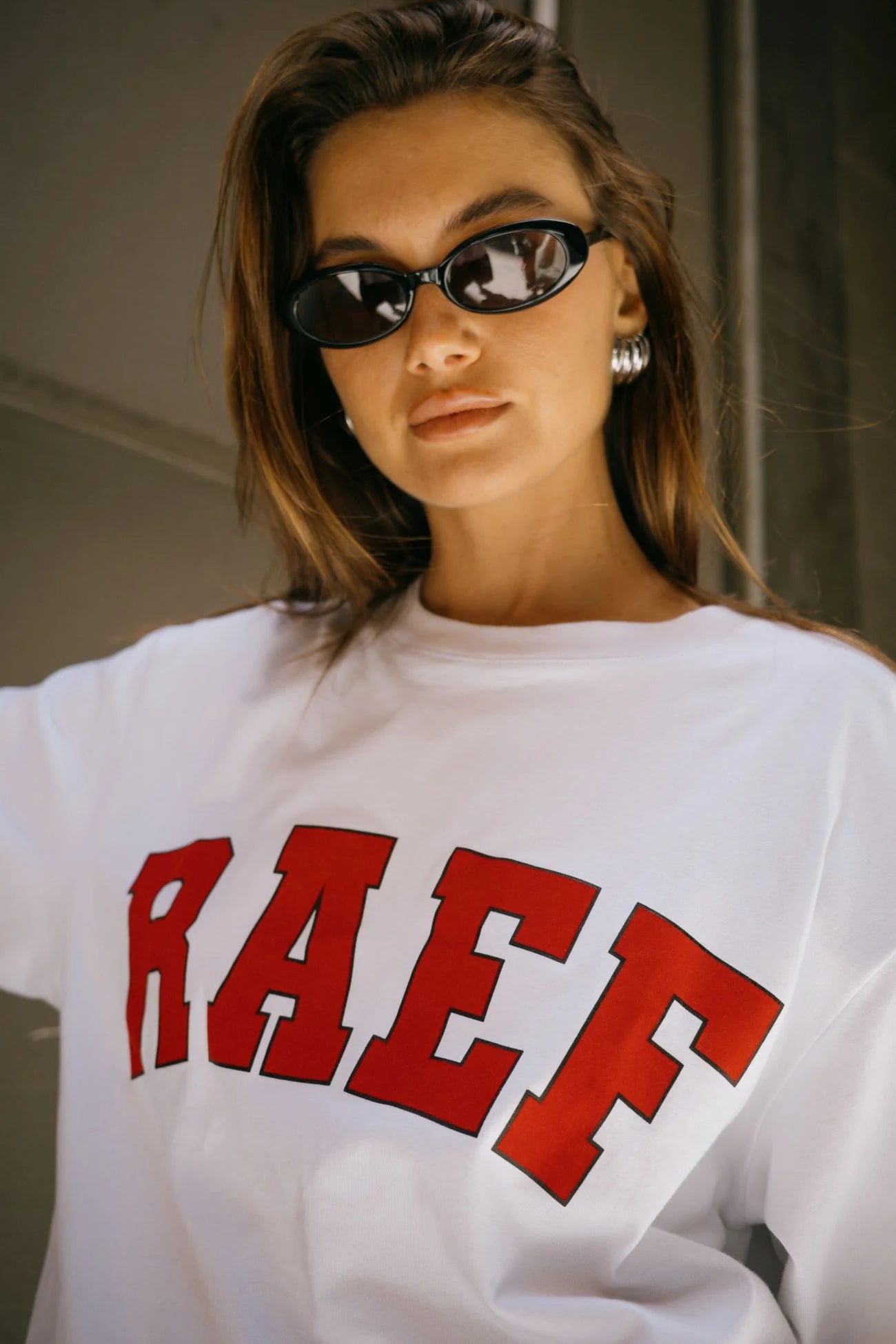 RAEF - Boyfriend Tee - White