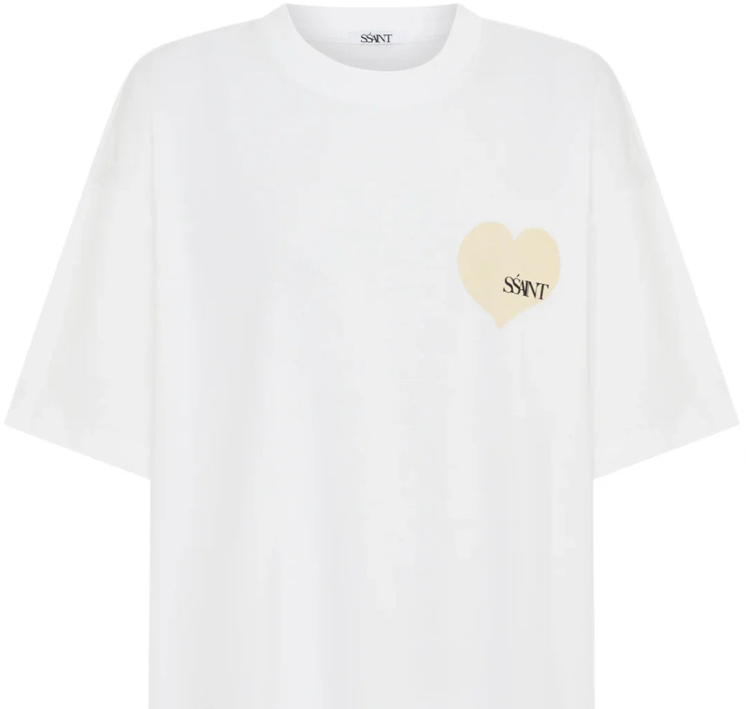 SSAINT - Kids Heart Tee - Cream
