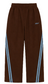 SSAINT - Barrel Trackpant - Blue & Brown