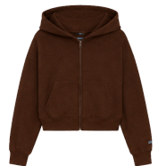SSAINT - Cropped Hoodie - Blue & Brown