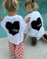SSAINT - Kids Heart Tee - Black