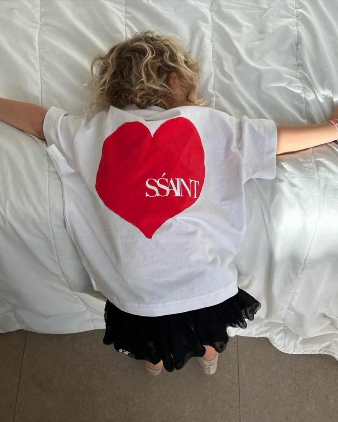 SSAINT - Kids Heart Tee - Red