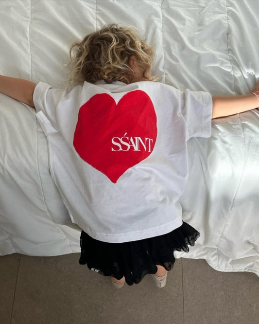 SSAINT - Kids Heart Tee - Red