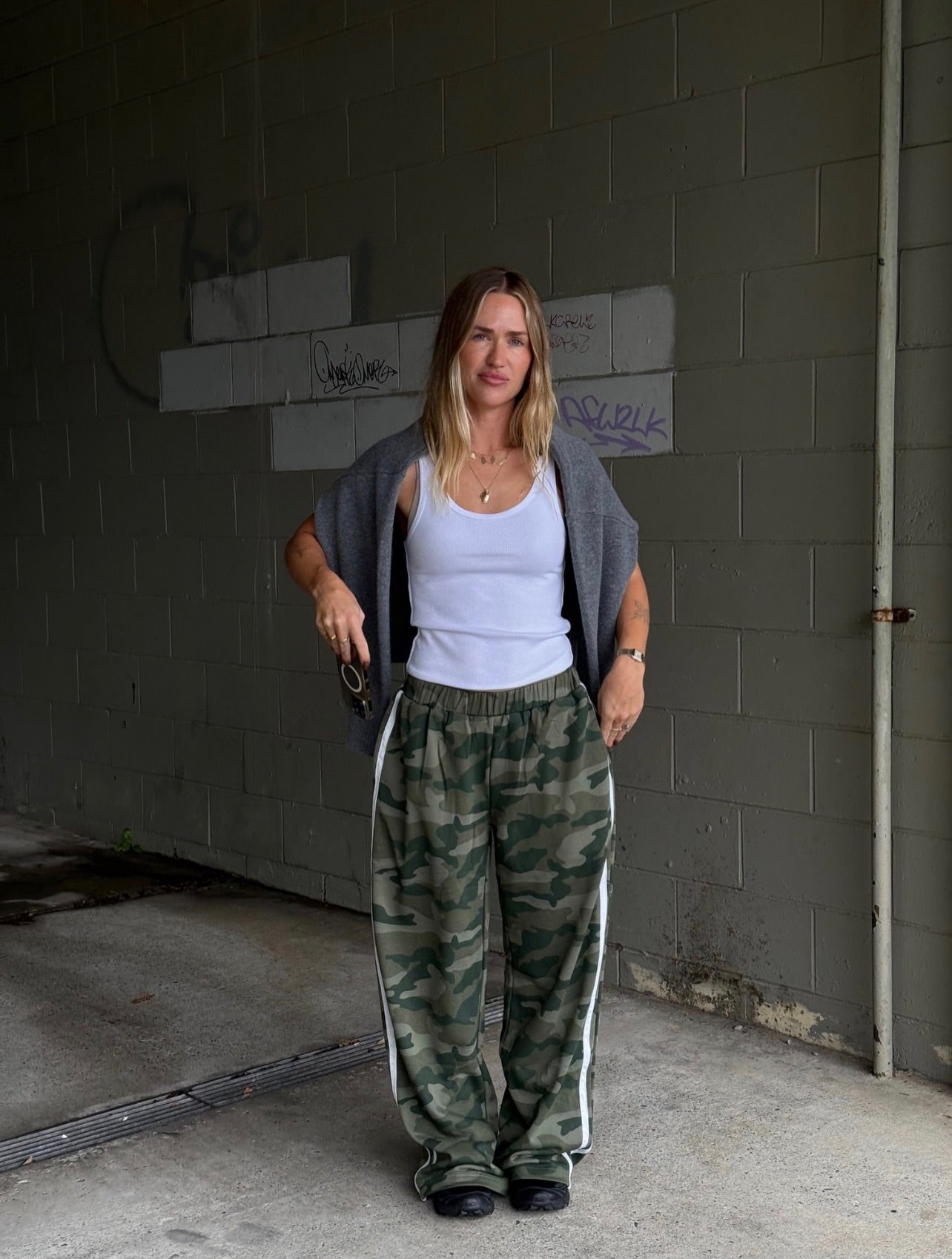 Near The Sea - Camo Trackpant