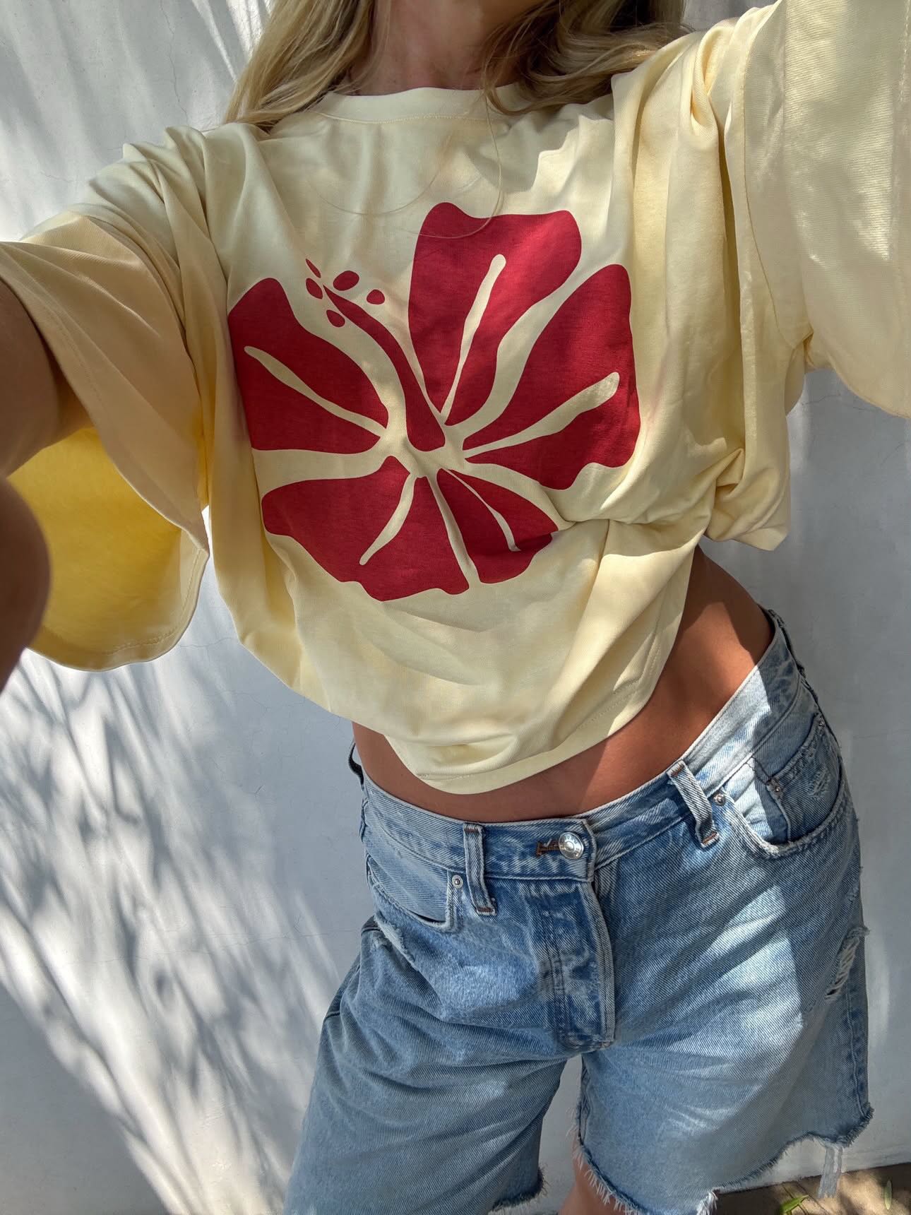 CDC – Matching Hibiscus Box Tee  & Watermelon Core Shorts