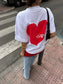 SSAINT - Heart Tee - Red