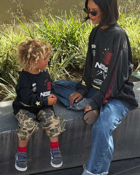 SSAINT - Kids/Youth Signature Moto Tee - Black