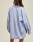 Wishlist - Boyfriend Striped Button-Up Shirt