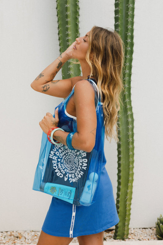 Cracker Day Club - Any Day Racer Dress - Blue