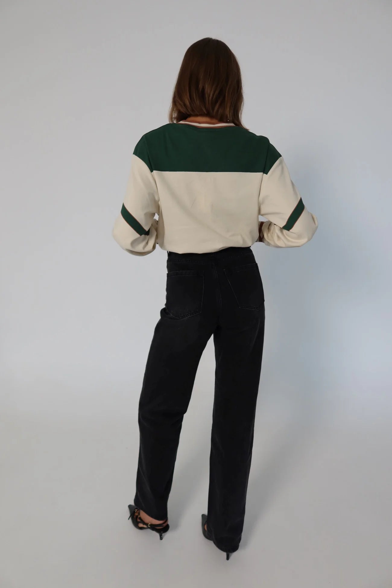 BACK IN STOCK JULY Asha LS Tee - Chalk Mutli