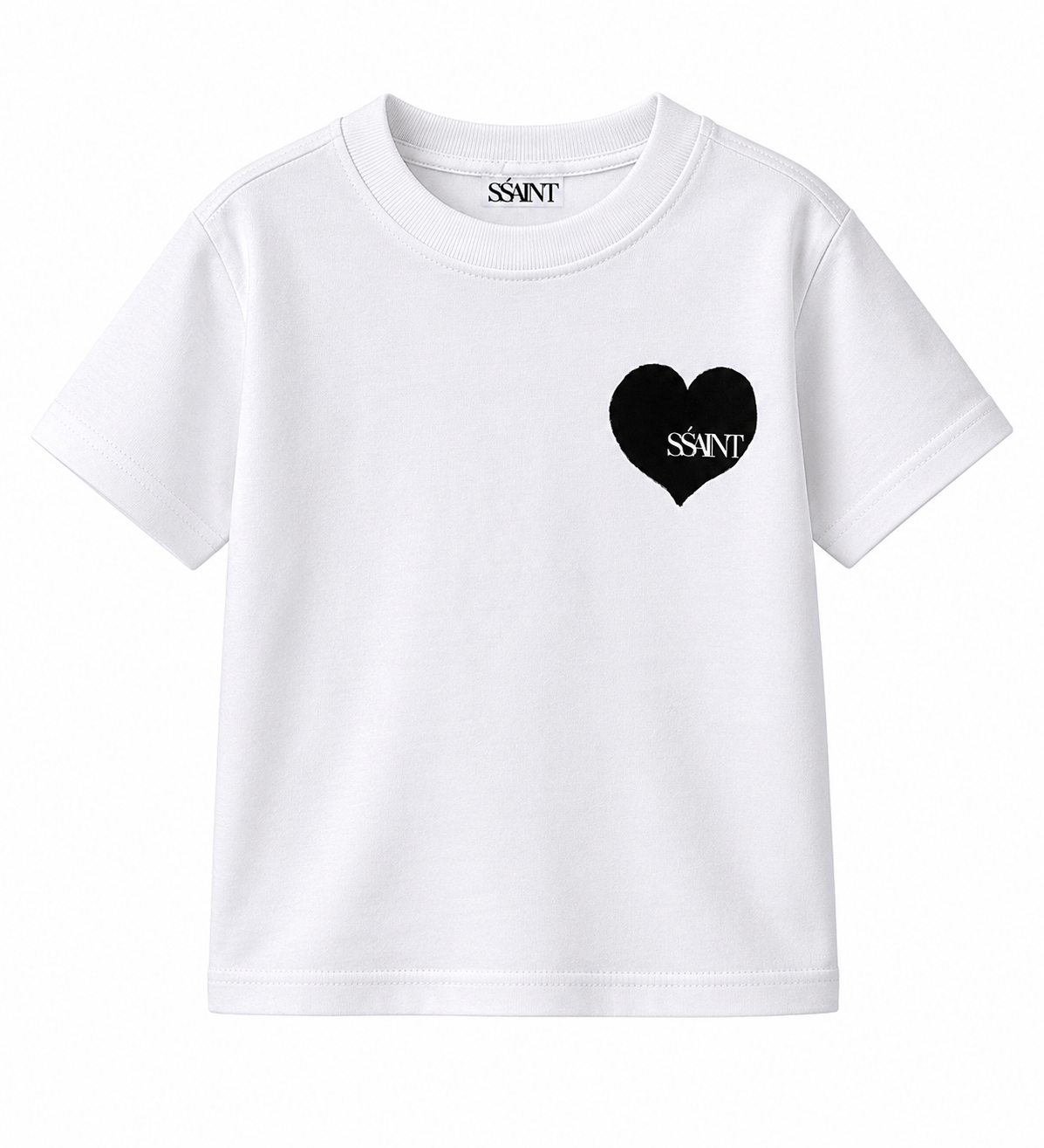 SSAINT - Kids Heart Tee - Black