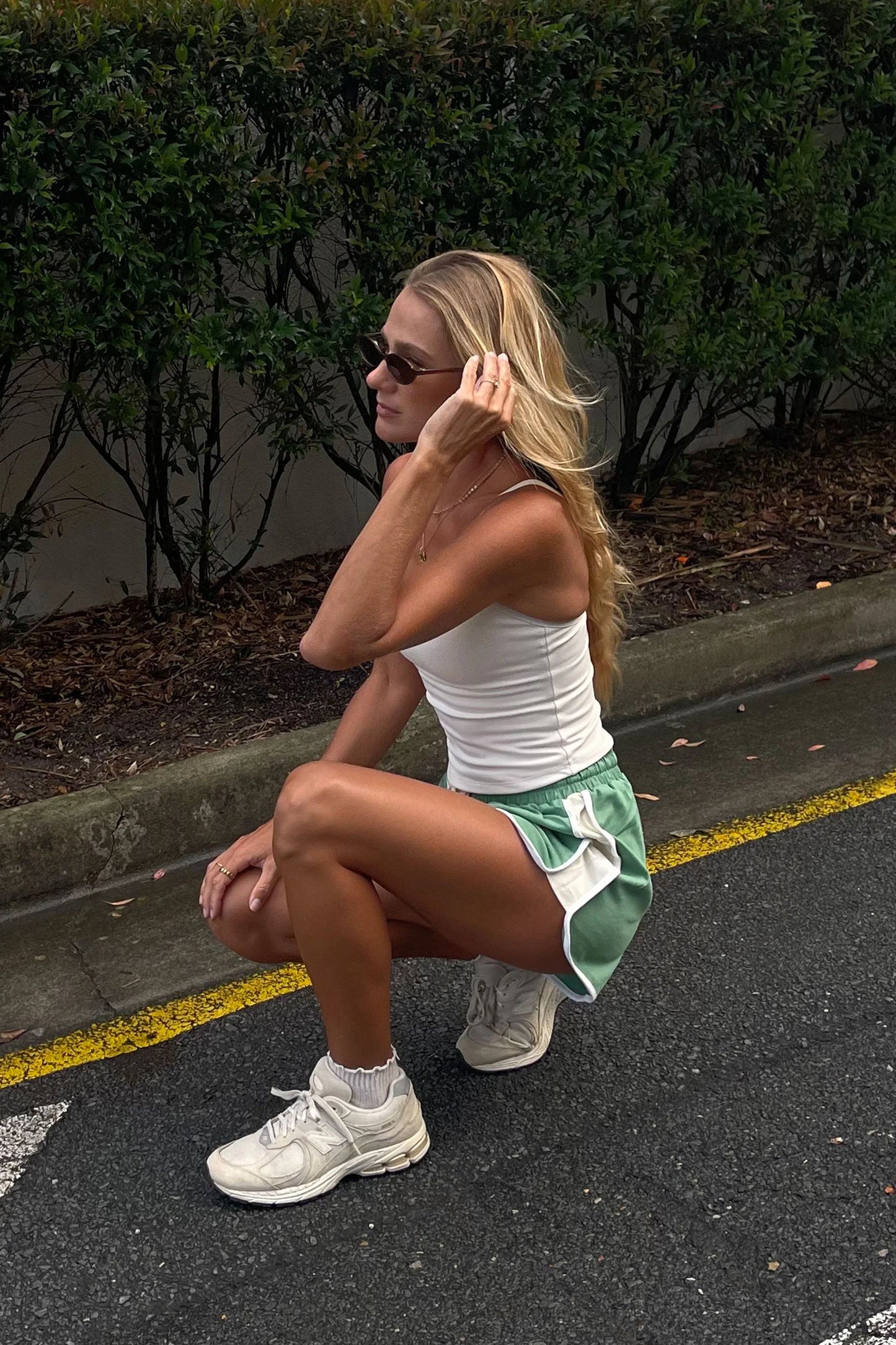 Retro Shorts - Green