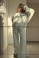 Cloud Quarter Zip Sweater - Grey Marle