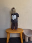 SSAINT - Kids Heart Tee - Acid Wash Charcoal