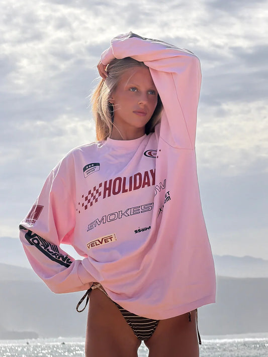 SSAINT - Signature Moto Tee - Pink