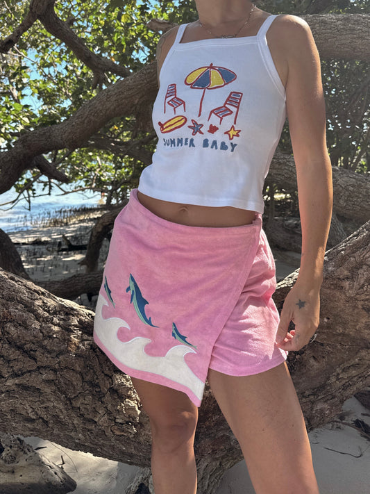 Spicy Dugong - Womens Terry Mermaid Skort