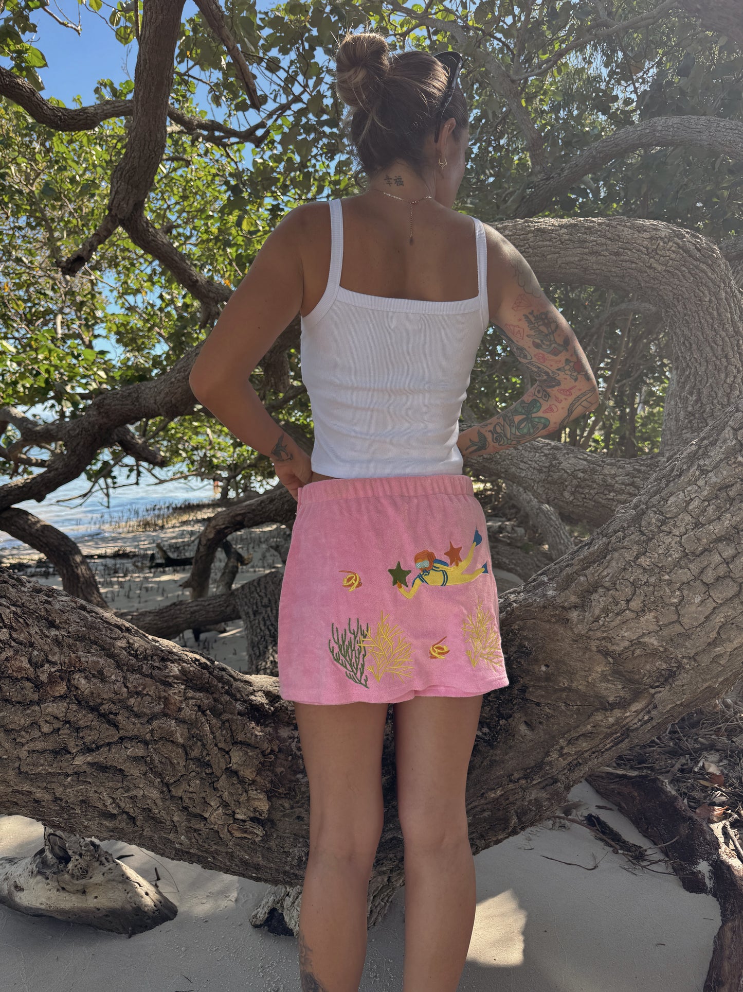 Spicy Dugong - Womens Terry Mermaid Skort