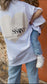 SSAINT - Heart Tee Cream Matching Set