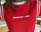 Racer Baby Tee Shirt - Red