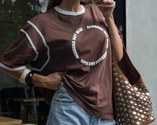 Racer Club Tee Shirt - Chocolate