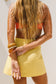 Cracker Day Club - Sunburst Poplin Wrap Skirt - Yellow
